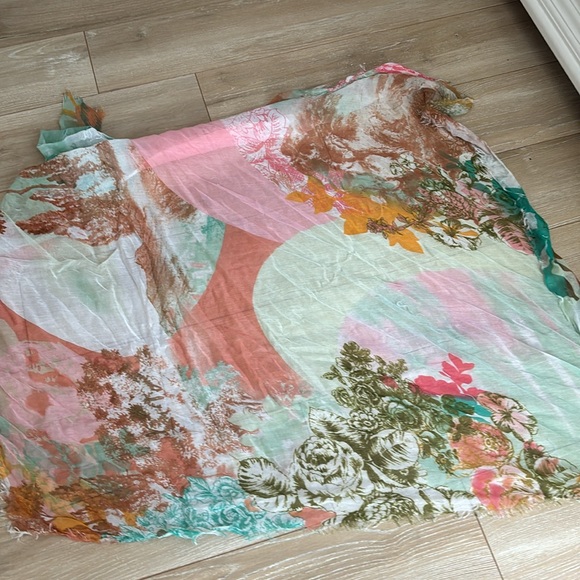 Bohemian Free People Colorful Wrap/Scarf - Picture 4 of 8